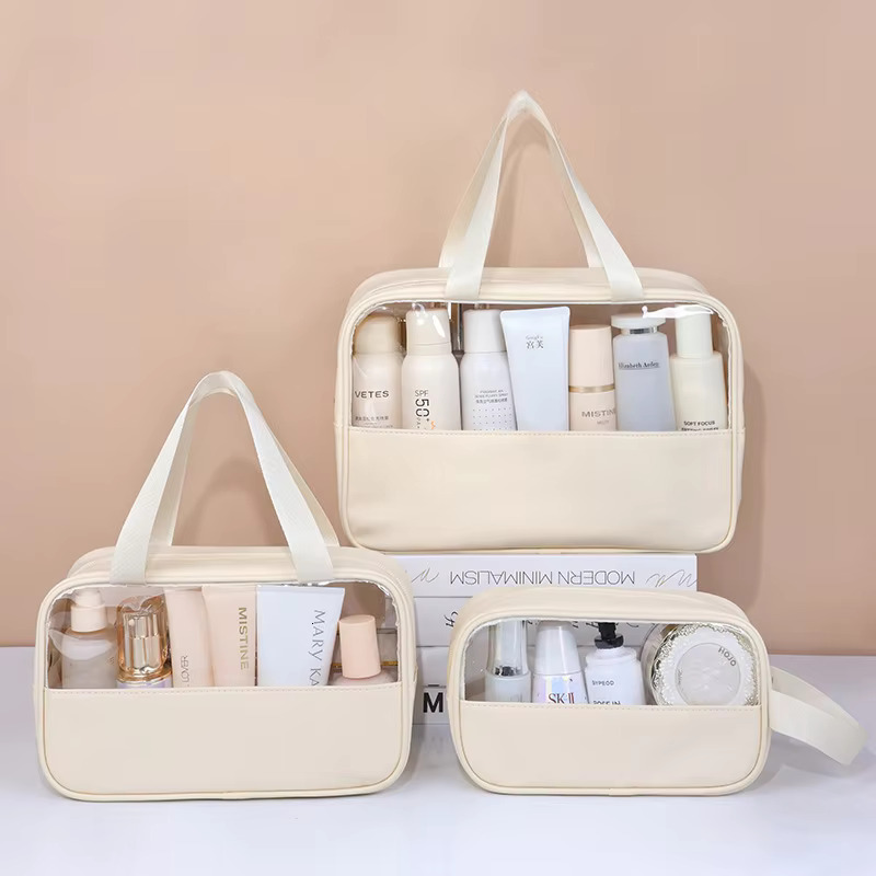 Portable Travel cosmetic bag Women Transparent Makeup Bag Large-Capacity Bath Wash Bags Multifunction Waterproof Storage Case swissmilitary