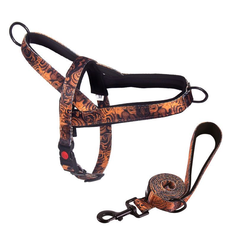 Dog Nylon Chest Strap, Traction Rope Tank Top, Soft Pads, Pet Walking Tank Top, Durable Strap, Suitable for Small and Medium sized Dog Supplies, Cat a