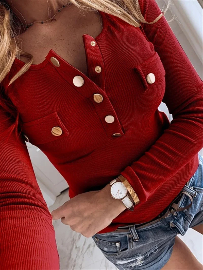 Fashion High Quality Womens Clothing Autumn Collection Womens Clothing Long Sleeve Casual Button Large Size Thin Solid Color Shirt 250208