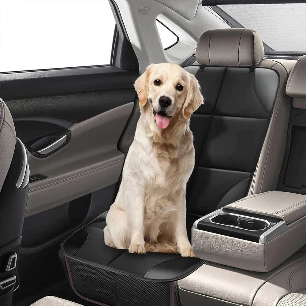 Dog Car Seat Covers Universal Car Seat Protector Cover for Baby Child Pets Anti-Scratch Waterproof Stain Protection Thick Padded with Storage Bags H25