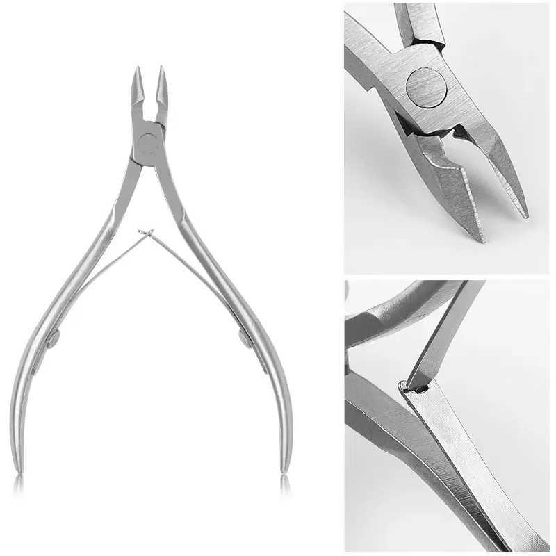 Others Dog Grooming Professional Stainless Steel Cuticle Nail Nipper Clipper Nail Art Manicure Pedicure Care Trim Plier Cutter Beauty Scissors Tools H