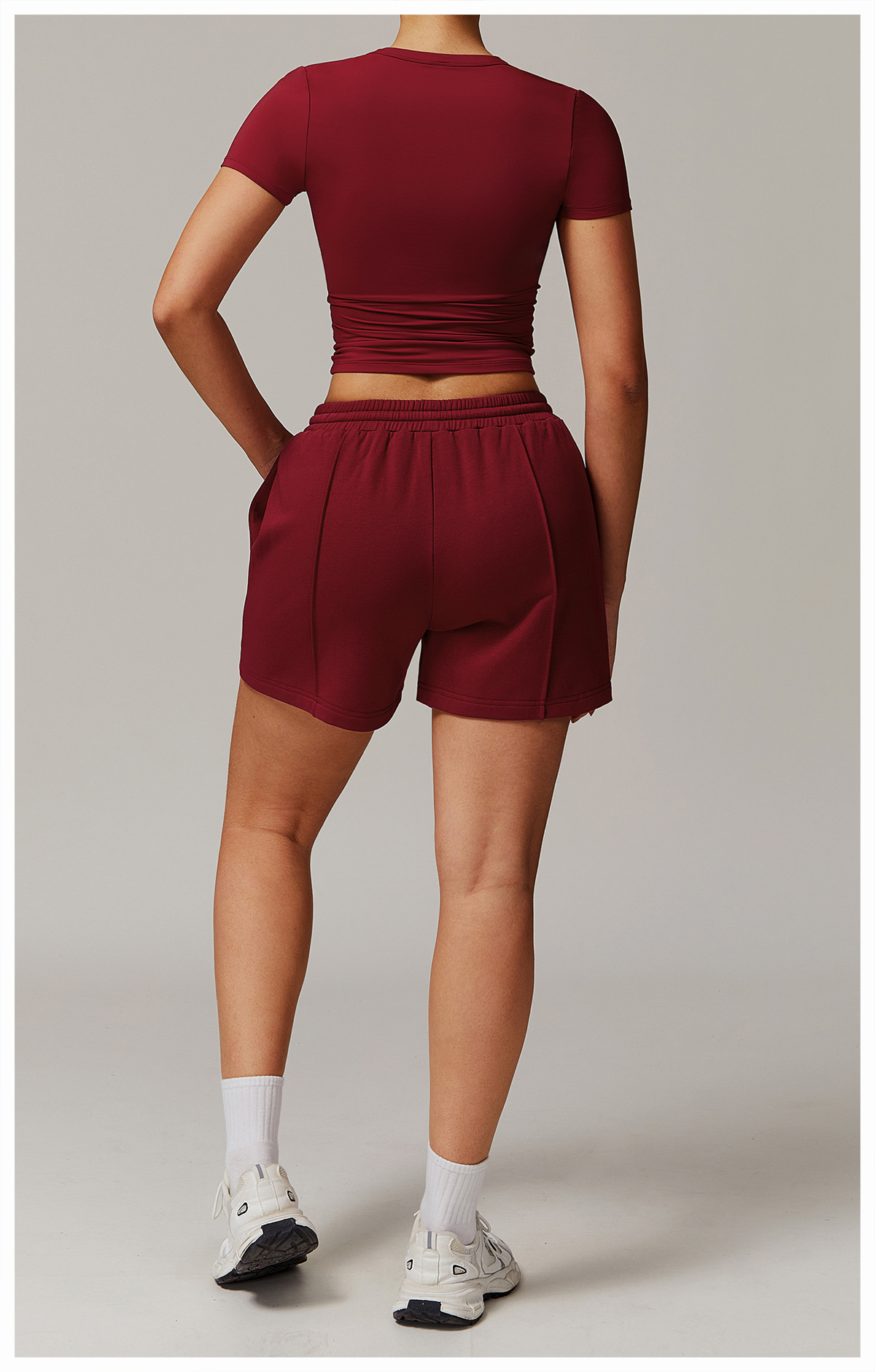 Spring High Waisted Casual Loose Pants With Pockets Outdoor Fashion Sports Shorts Sexy Beach Pants