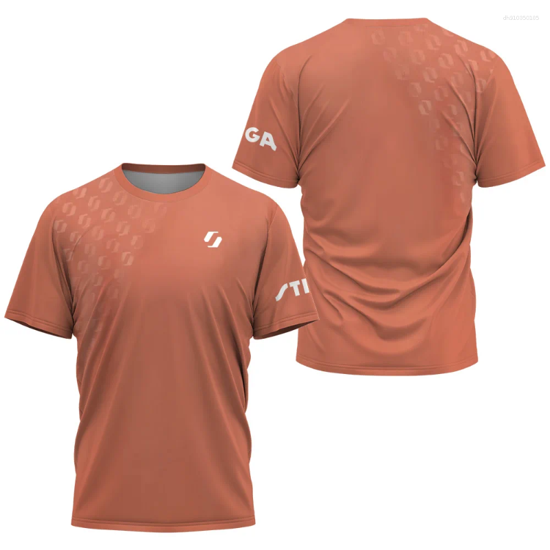 Mens T Shirts Summer Sports T-shirt Table Tennis Quick Drying Breathable Club Training Badminton