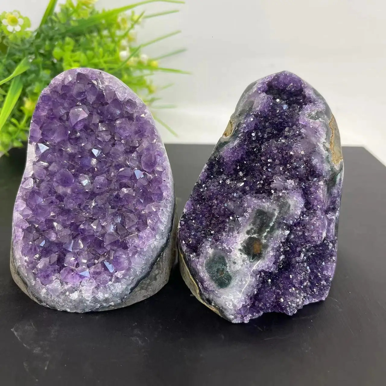 Natural Crystal Cluster Amethyst Stone Geode Raw Quartz Minerals Real Uruguay Home Decoration Spiritual Chakra Reiki 250213