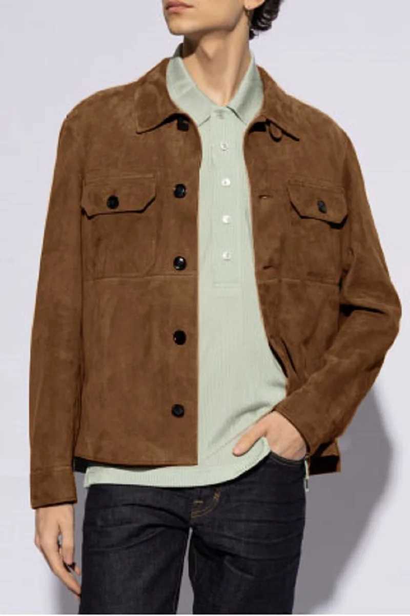 Mens Suede Single-breasted Jacket Suit Male Costumes New in Suits and Blazers Man Blazzer for Men Mens Summer Jackets Costume X250213