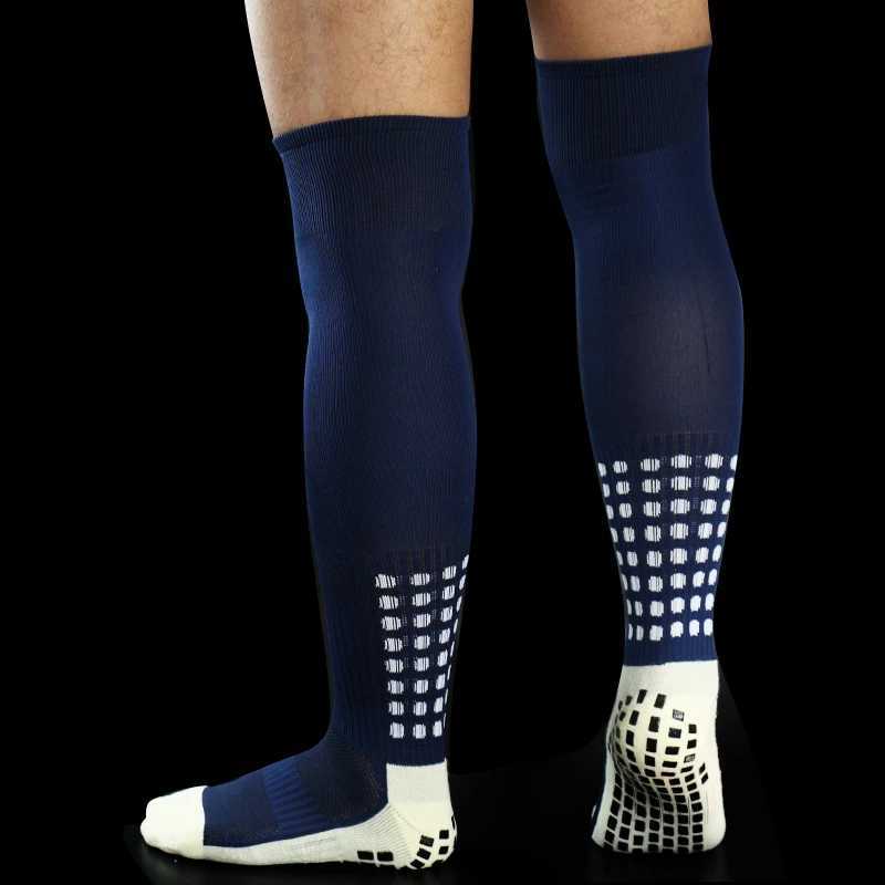 9-color men women long soccer socks sports silicone anti slip football socks wear-resistant sweat absorbingXJ250213