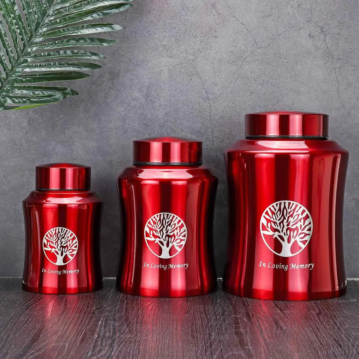 250/500/800ml Pet Memorial Urn Cremation Mini Urns for Pet/ Human Ashes Casket Funeral Stainless Steel Cremation Storage Jar 250213