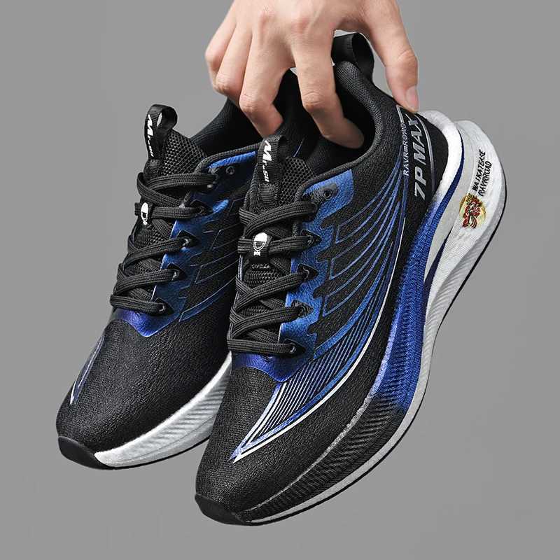 Marathon Air Cushion Carbon Plate Sports Running Shoes Men Breathable Lightweight Comfy Unisex Athletic Tennis Sneakers Footwear Z250225
