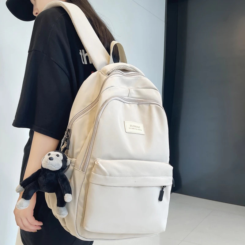 Female Fashion Lady High Capacity Waterproof College Backpack Trendy Girls Laptop School Bags Cute Girl Travel Book Bag 250118