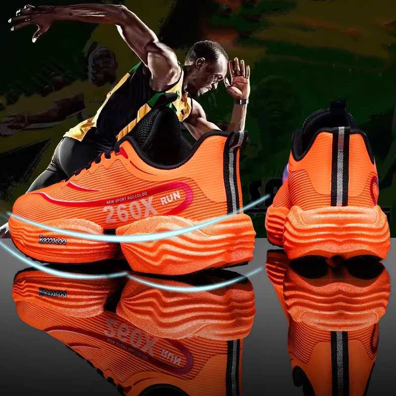 Air Cushion Tenis Mens Sports Running Shoes Marathon Carbon Plate Breathable Ultralight Womens Comfort Athletic Casual Sneakers Z250304