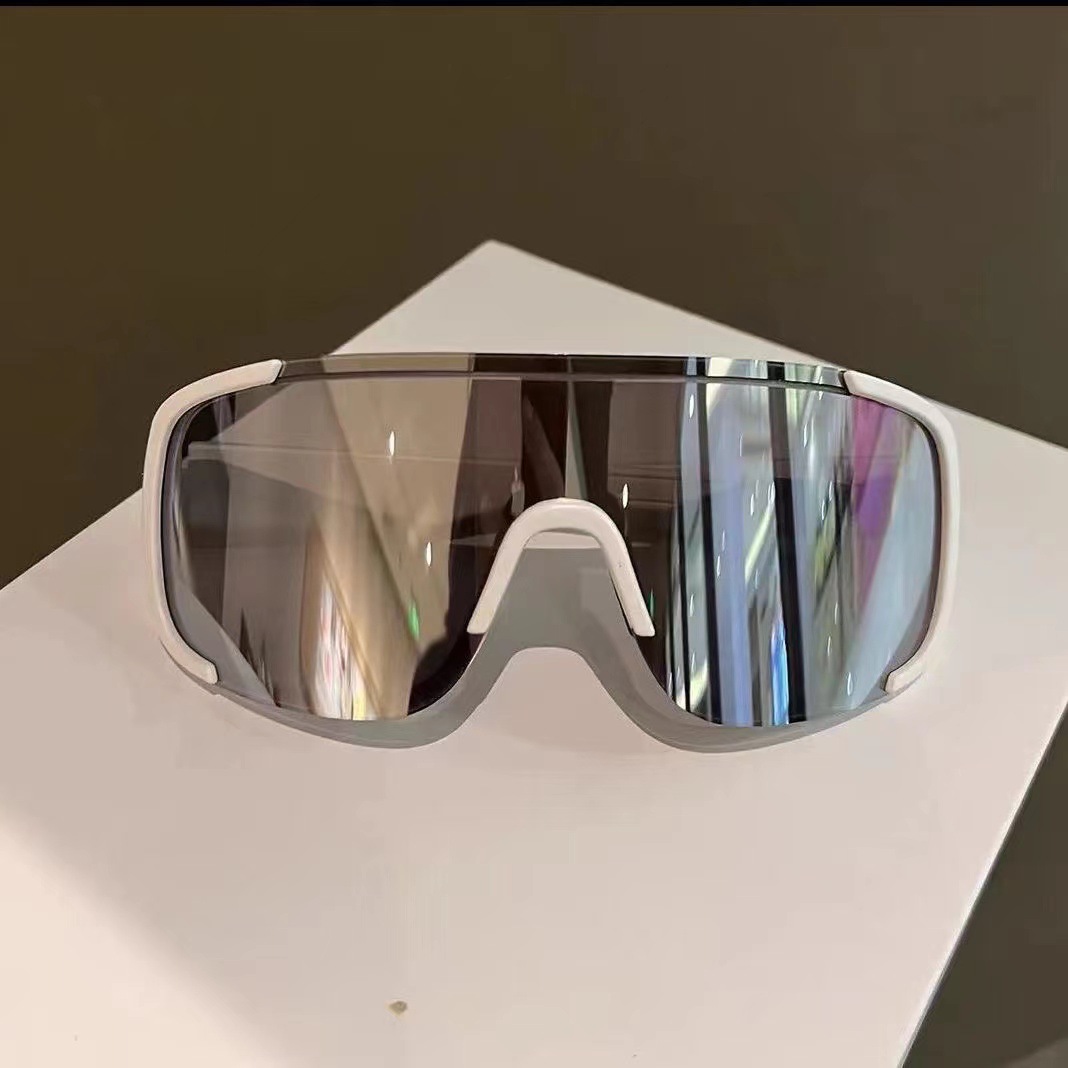 Large frame outdoor cycling sports sunglasses for men and women skiing and mountaineering windproof sunglasses for cycling and eye protection sunglass
