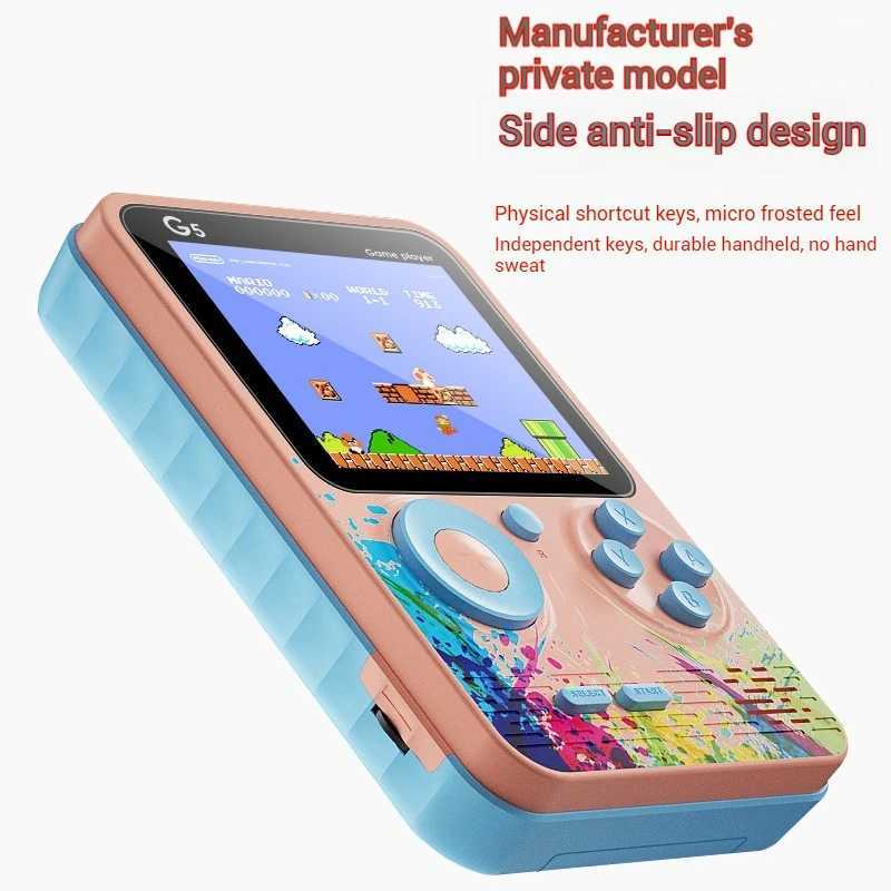 2024 Retro Portable Mini Handheld Video Game Console 8 Bit 3.0 Inch Lcd Color Kids Game Player Built In 500 Games Kid Xmas Gift Z250212