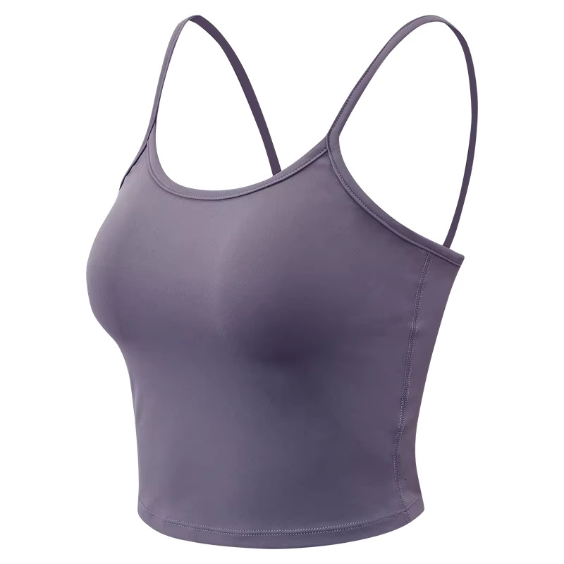 Sleeveless Racerback Yoga Vest For Women, Sports Singlet, Athletic Fiess Tank Tops, Workout Gym, Running Training, New