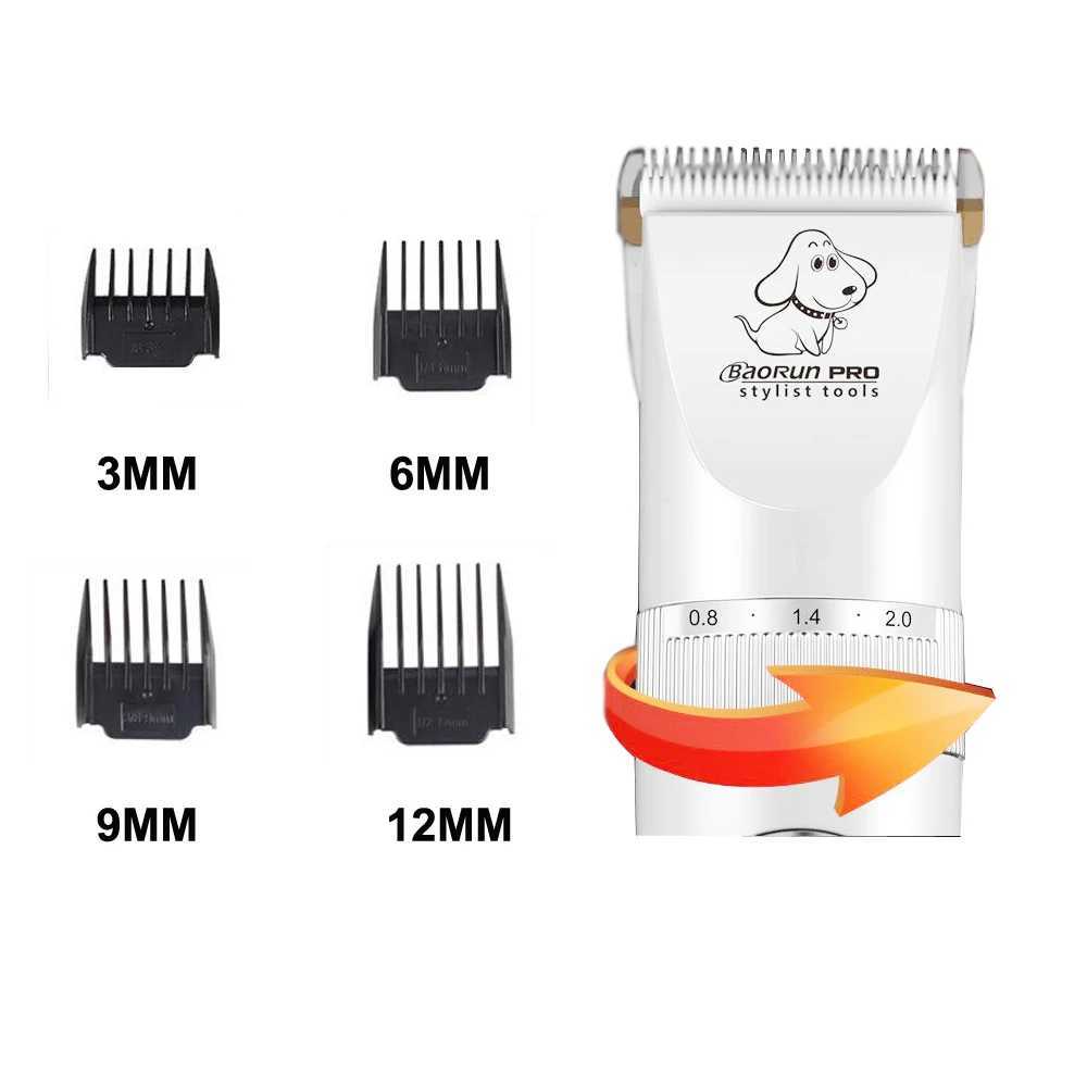 Others Dog Grooming Baorun P9 P3 Dog Clipper Professional LCD Pet Cat Clipper Electric Beauty Trimmer Rechargeable Hair Machine H250212