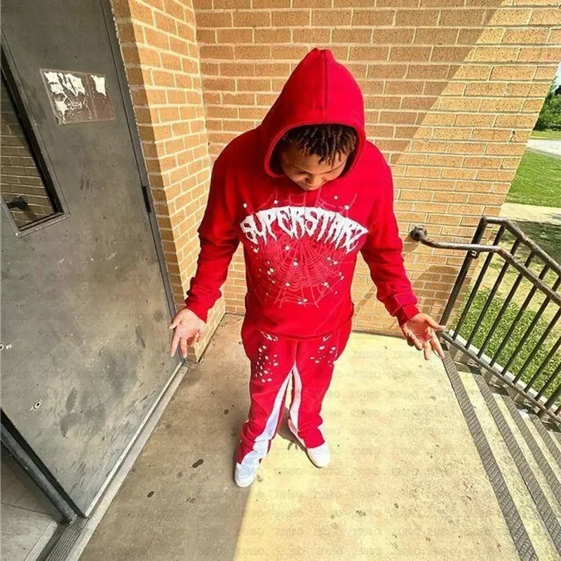 Y2K Aesthetic Creativity Hooded Sweatshirt Clothing Womens Jacket Top Mens Hoodie Punk Pullover Spider Letter Printed 250110