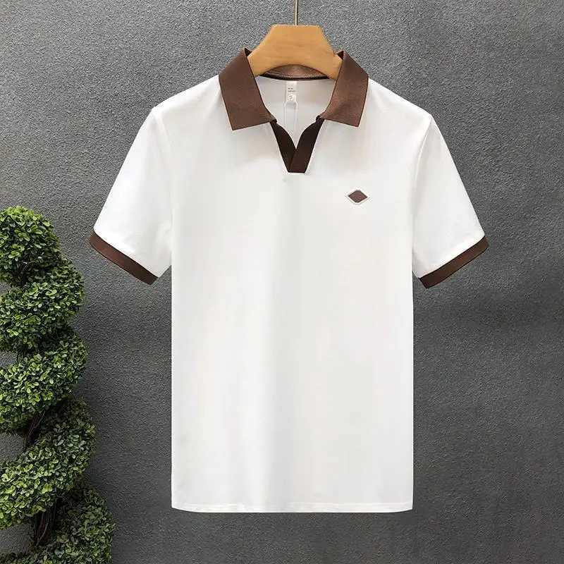 Trend Comfortable Classic All-match Comfortable Premium Simplicity Handsome Solid Color Mens Polo Short Sleeved Summer 2024 X250213