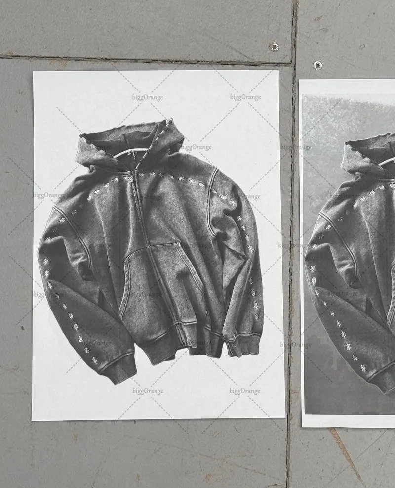 European and American Y2k Harajuku Trendy Versatile Clothing Classic Oversized Hoodie Casual Versatile Loose Zipper Sweatshirt 250213