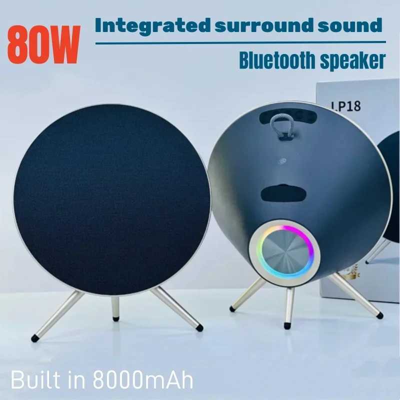 New Design UFO BT5.3 Speaker 80W Home Theater FM LED Light Outdoor Subwoofer Clear Sound Wireless Caixa De Som Speaker Z250213