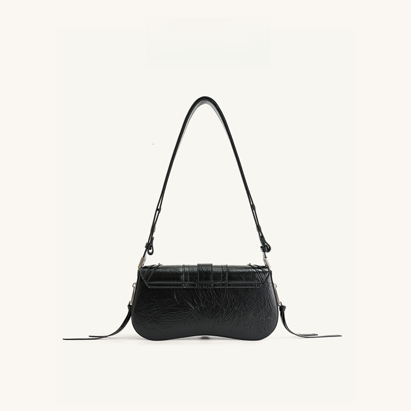 JW PEI Pudding JOY New Motorcycle Series Law Stick Crossbody Underarm Large Capacity Bag For Women