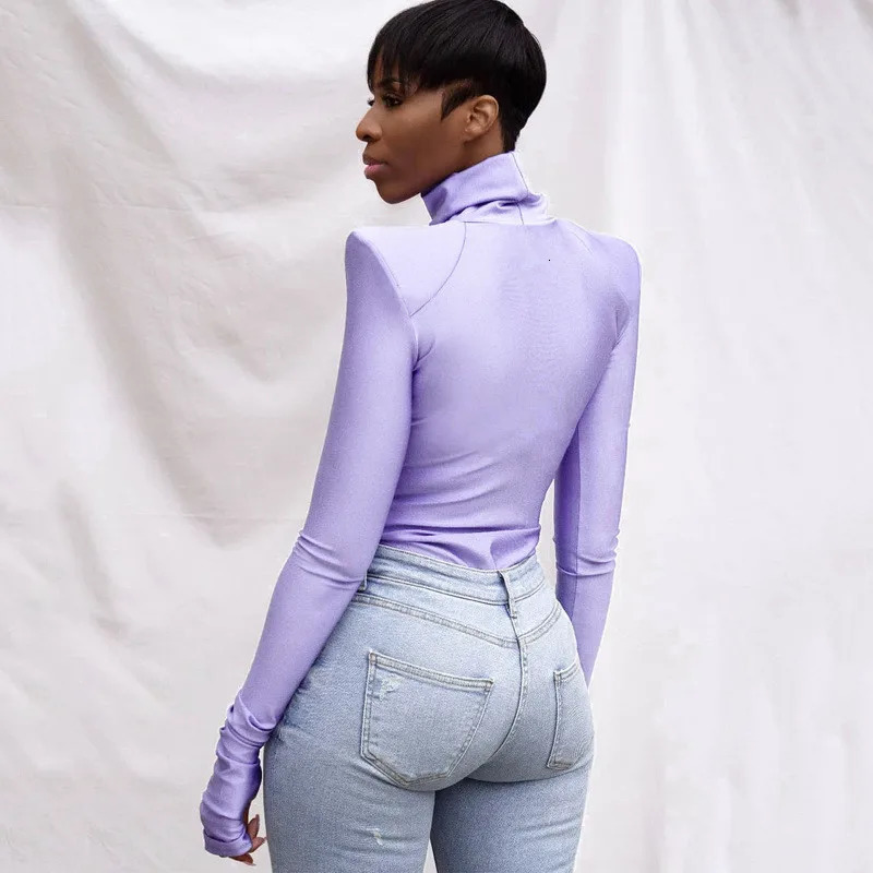 AHAgaga Loungewear Long Sleeve Fitness Rompers Women Jumpsuits Sexy Office Lady Fashion Bodysuit One Piece Female Overalls Tops 250211