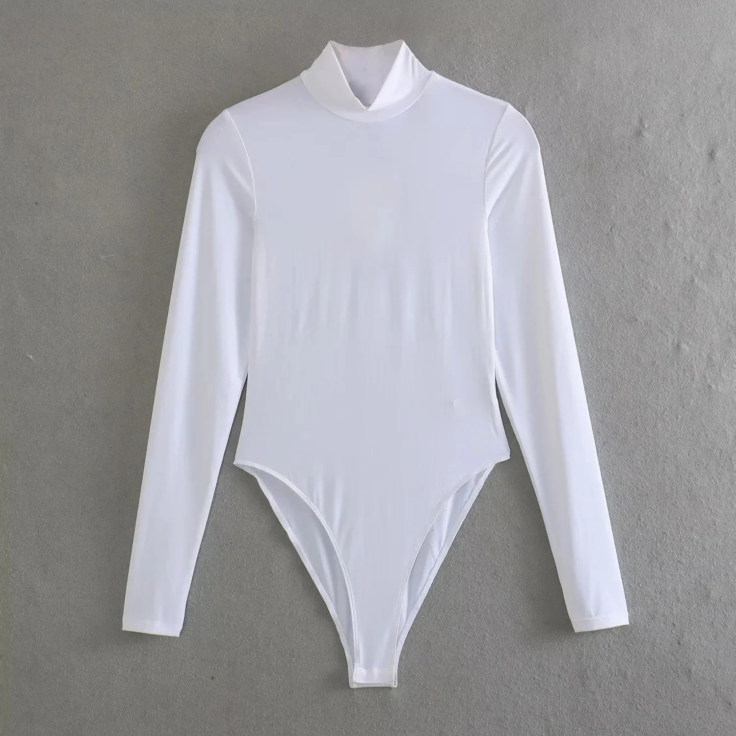 TRAF Womens Long Sleeve Body High Neck Lingeries Bodysuit Woman Basic Tops For Women Elegant Bodys 250211