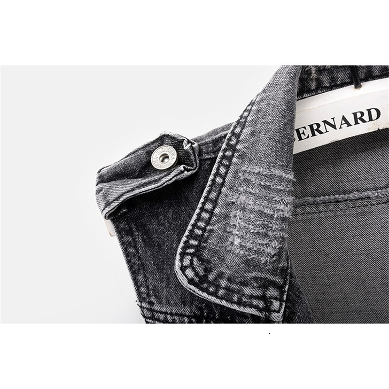 Spring-Summer Women Jeans Jacket Short Vest Outerwear Korea Slim Sleeveless Denim Jacket Casual Female Waistcoats 250122