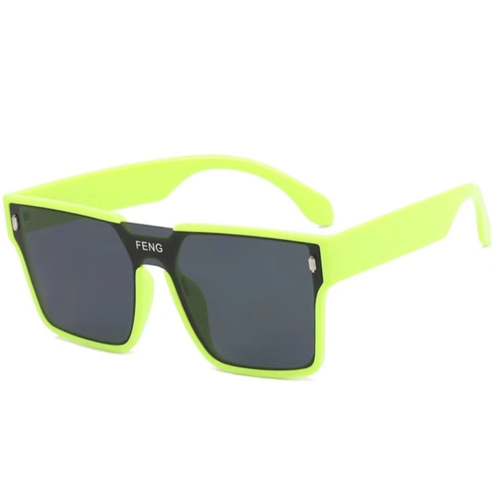 Multi color integrated sunglasses for women's casual sports sunglasses for men's technological sense
