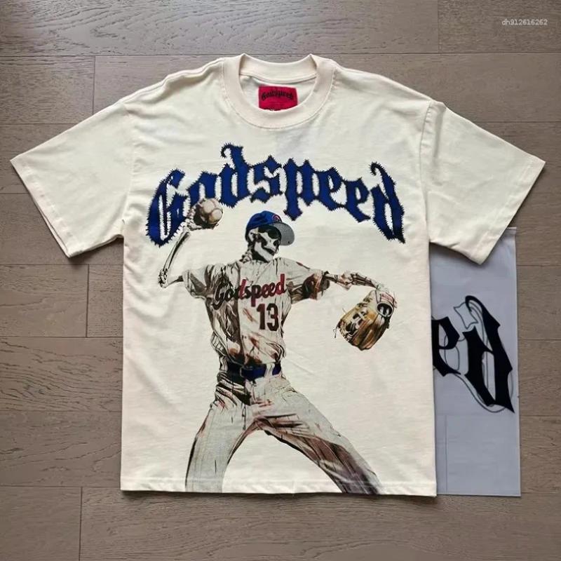 Men's T Shirts Good Quality Young Sports Printed Fashion Short Sleeve Men Women Vintage Streetwear T-shirt Tee