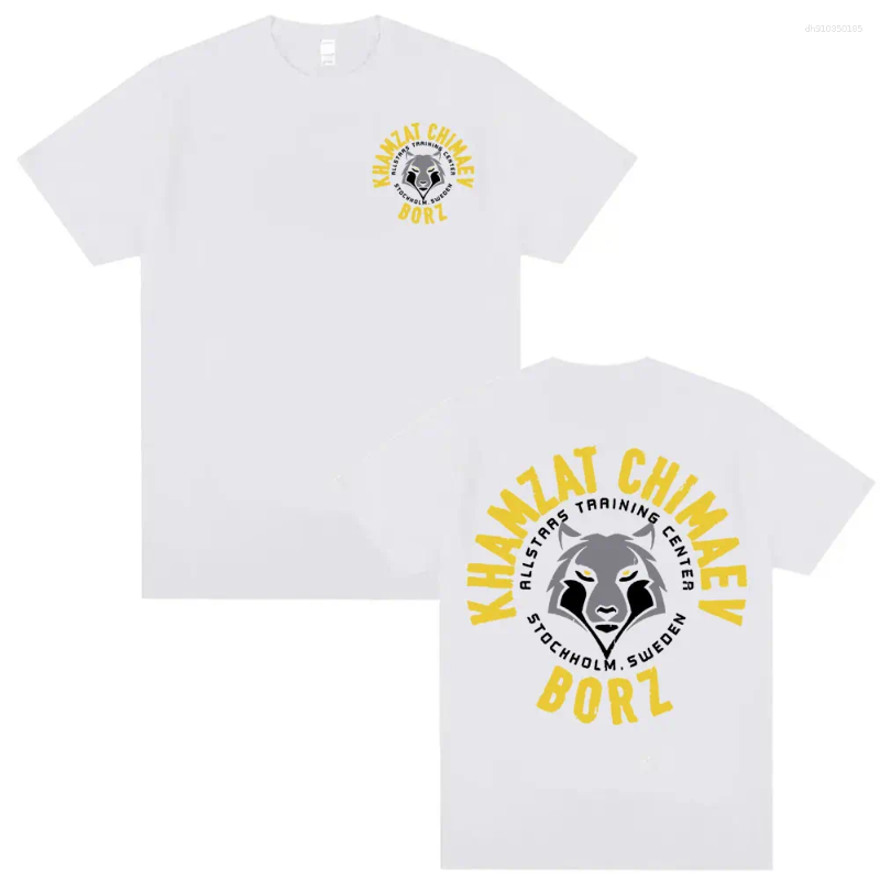 Men's T Shirts Limited Khamzat Chimaev Logo Graphic Clothing Fashion Gothic Oversized T-shirts Unisex Casual Cotton Shirt
