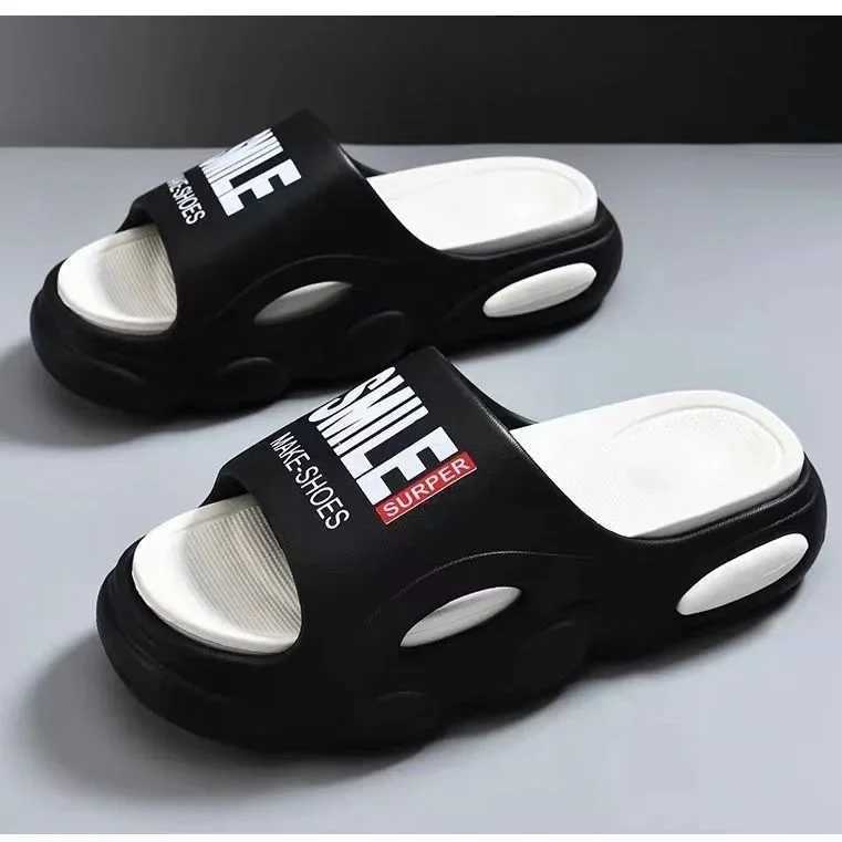 Platform Slippers 5cm Men Soft Air Cushi Slippers Eva WenS Slippers Fi Flip Flops Outdoor Shoes Summer Sandals Y250213