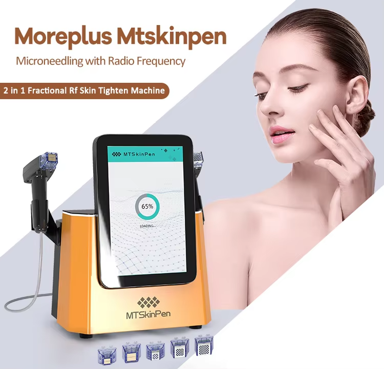 Fractional RF anti-aging wrinkle removal skin rejuvenation face lifting radio frequency skin lifting acne scar treatment gold Rf microneedling acne tr
