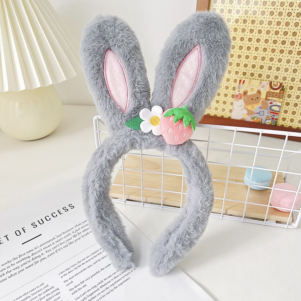 Adorable Rabbit and Fox Ears Plush Hair Accessories for Teenage Girls - Ideal for Photography