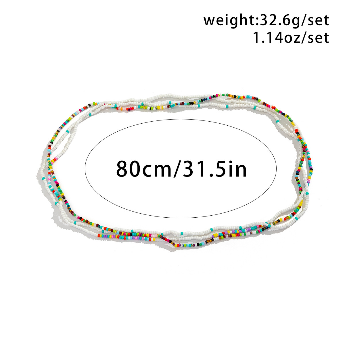 fashion Woman Jewelry vacation elastic set body Bohemian minimalist beach beaded designer waist chain