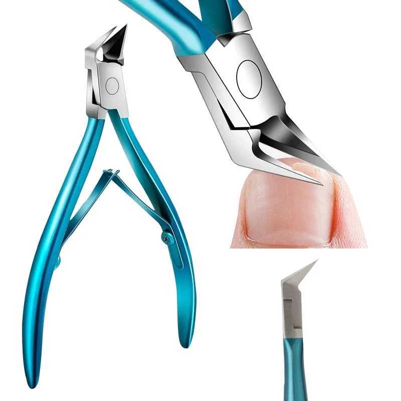 Others Dog Grooming Nail Cutter Cuticle Nippers Professional Ingrown Toenail Scissors Dead Skin Removal Nail Clipper Stainless Steel Pedicure Tool H25