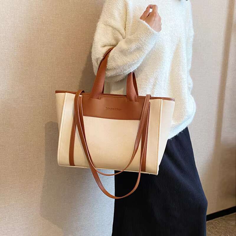Shoulder 2023 Large Tote Bags For Women Top Trends 3 Layers Leather Design Work A4 Satchels Bag Office Laptop Ladies Handbag
