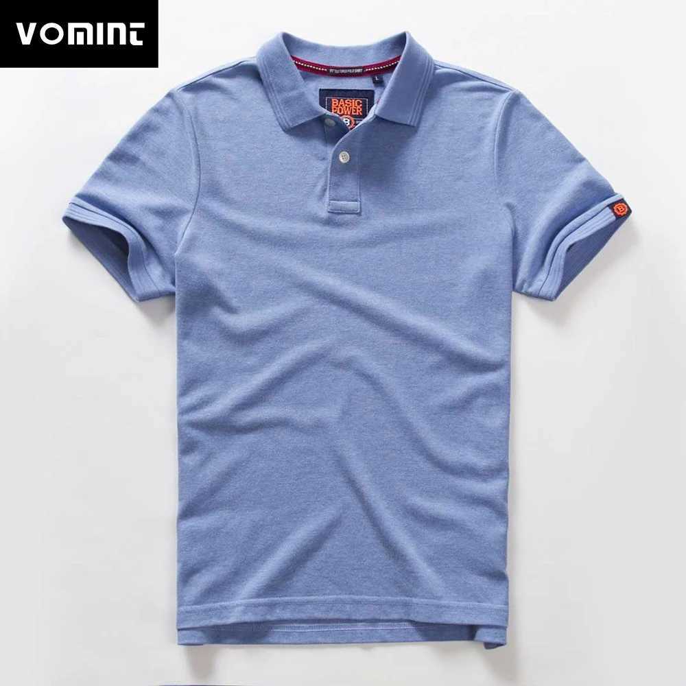 Summer mens polo shirt made of pure cotton short sleeved with embroidered letters and badges mens simple shirt size M-3XL BP6900 X250213