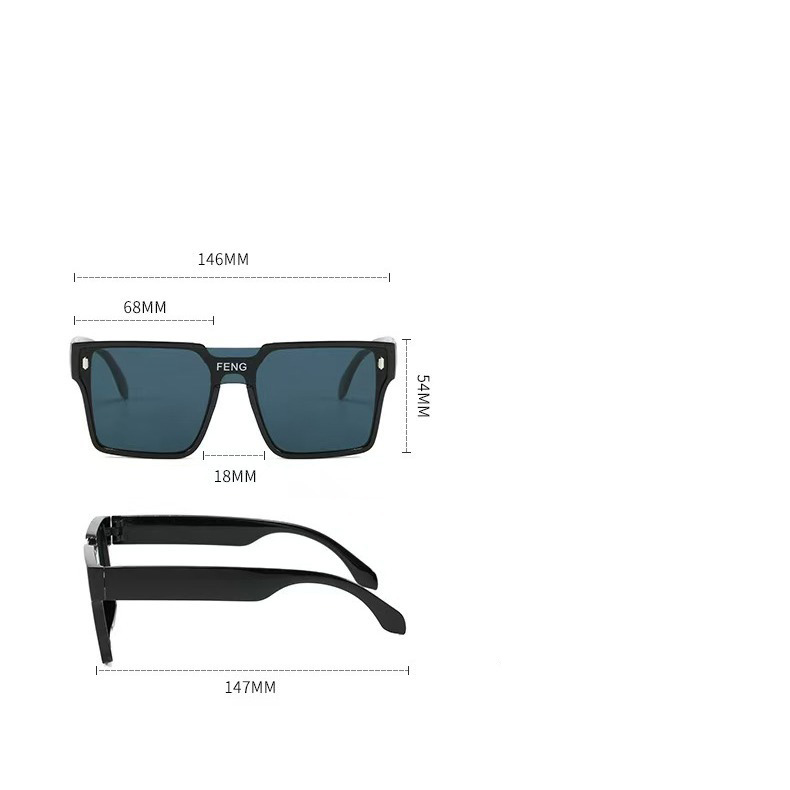 Multi color integrated sunglasses for women's casual sports sunglasses for men's technological sense
