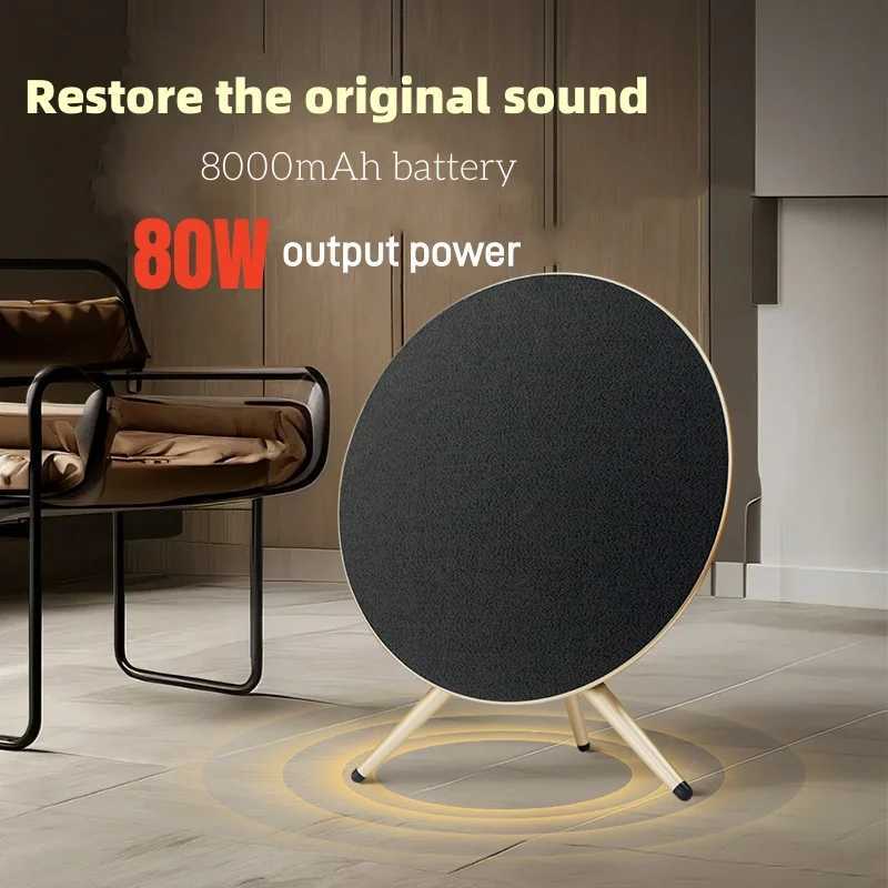 New Design UFO BT5.3 Speaker 80W Home Theater FM LED Light Outdoor Subwoofer Clear Sound Wireless Caixa De Som Speaker Z250213