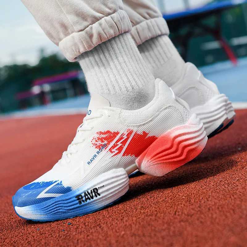 Air Cushion Mens Sports Running Shoes Casual Marathon Carbon Plate Breathable Ultralight Womens Comfort Athletic Sneakers Tenis Z250225