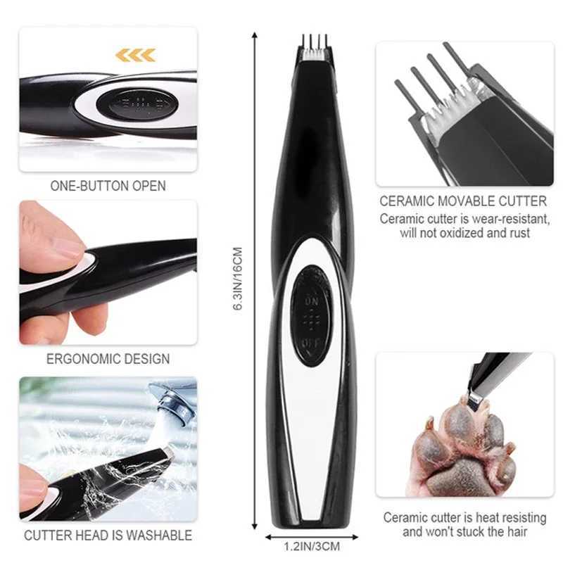 Others Dog Grooming Electric pet grooming kit suitable for dogs extendable trimmer cat hair trimmer professional machine set H250212