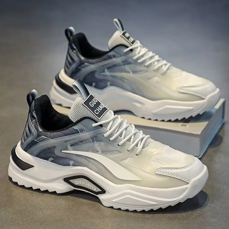 Autumn/Winter Mesh Versatile New Trend Casual Men Sports Running Breathable Fashion Shoes zhanyishengli