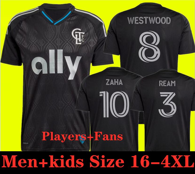 Charlott 2025 Westwood Soccer Jersey Kids Kit Man 25 26 Football Shirt Home Away ZAHA Men's Uniform