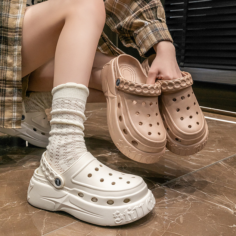 2025 new hot free shipping designer slippers for womens Thick soled EVA slippers khaki black white Summer new soft slippers