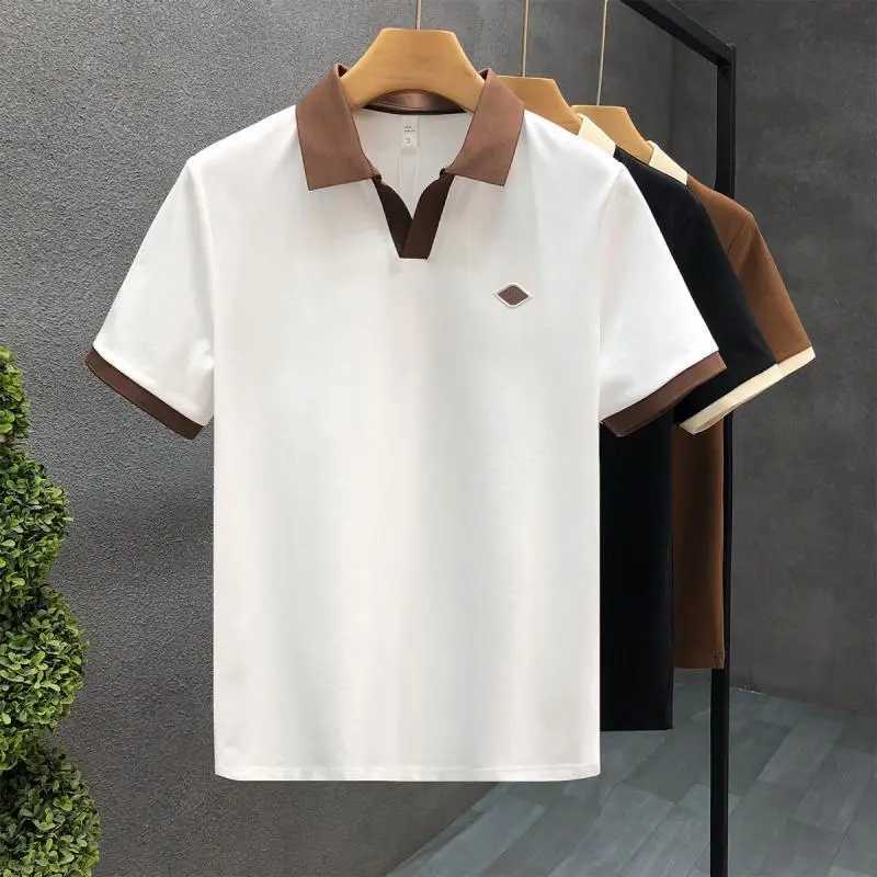 Trend Comfortable Classic All-match Comfortable Premium Simplicity Handsome Solid Color Mens Polo Short Sleeved Summer 2024 X250213