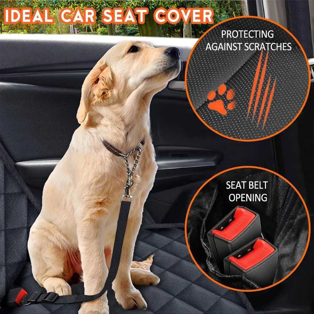 Dog Car Seat Covers Dog Car Seat Cover Waterproof Non-Slip Back Seat Cover for Dogs Kids Adults Pet Car Seat Protector for Most Cars Trucks SUVs H2502