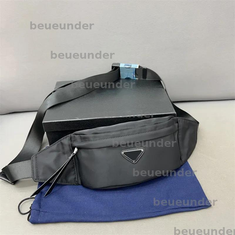 Fashion Re-nylon Designer Bumbag Man Luxury Waist Bag Belt Packs Women Nylon Fanny Pack Cross Body Mens Chestbag Outdoor Sport Bum Bags BFG25021318