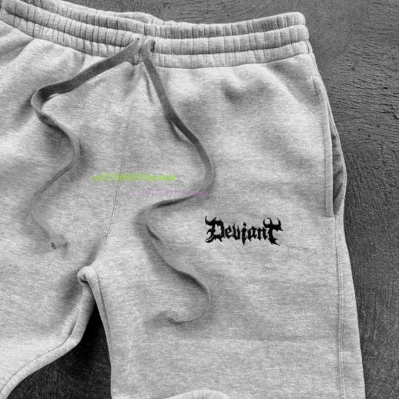 Black Casual Pants Men and Women Ins Letters Printed Cotton Y2k Hundred Sports Street Style Loose Comfortable 250122