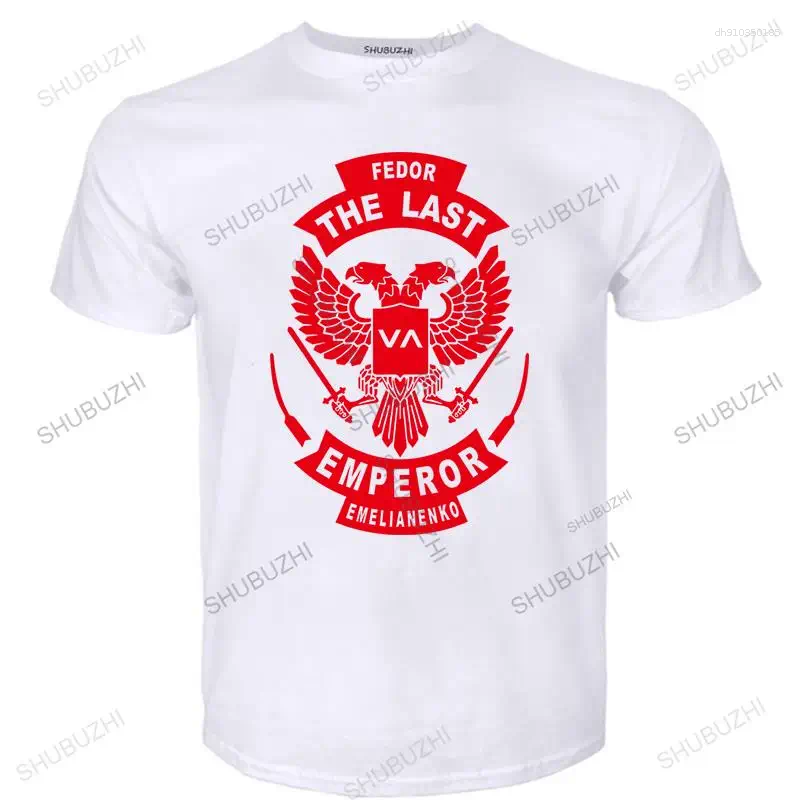 Men's T Shirts Fedor Emelianenko T-shirt For Men Drop Summer Short Sleeve Cotton Plus Size Crew Neck Team Funny Printing Tee Tops