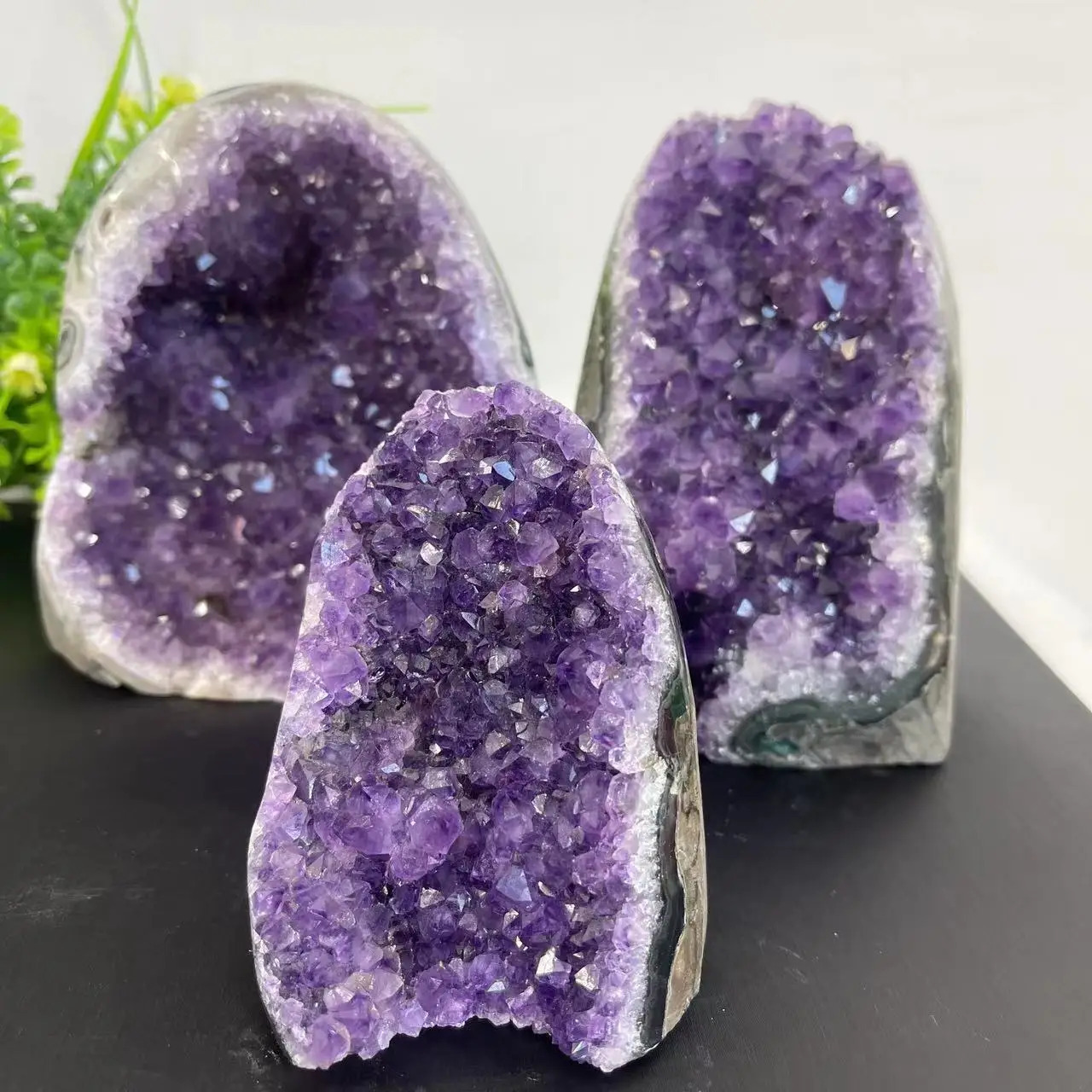 Natural Crystal Cluster Amethyst Stone Geode Raw Quartz Minerals Real Uruguay Home Decoration Spiritual Chakra Reiki 250213