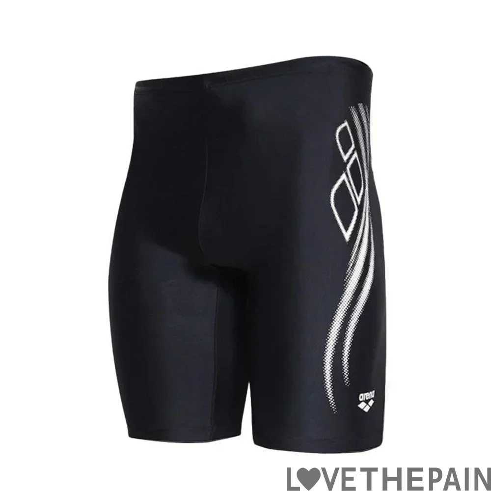New Men Jammer Swimming Professional Swim Surf Trunks Summer Beach Lycra Quick Dry Uv Protection Gym Tights Shorts X Z260314